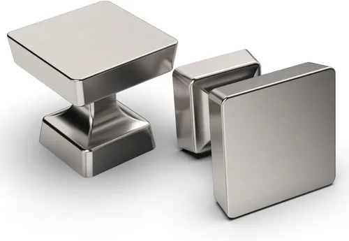 Vista 7 de Amerdeco Paquete de 6 pomos dorados cepillados para gabinetes de 1.2 Oro cepillado