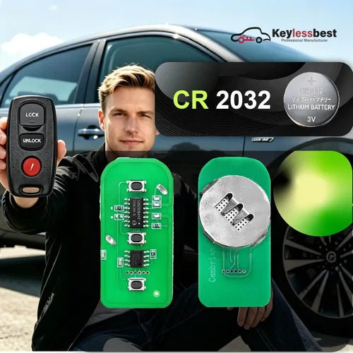 Vista 5 de Repuesto para Mazda 3 Key Fob 2007 2008 2009 Control remoto KPU41794 3 botones 313.8MHz