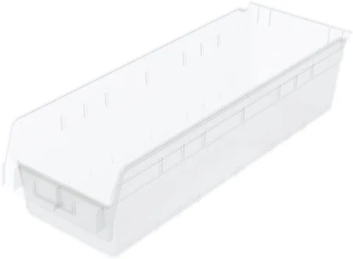 Vista 10 de Akro-Mils 30084 ShelfMax - Caja de almacenamiento de plástico, 24 x 8 x 6 pulgadas, color azul (paquete de 6) (30084BLUE)