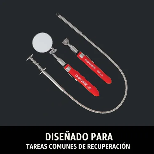 Vista 5 de CRAFTSMAN Kit de herramientas magnéticas de recogida mecánica automotriz de 3 piezas (CMMT98276)