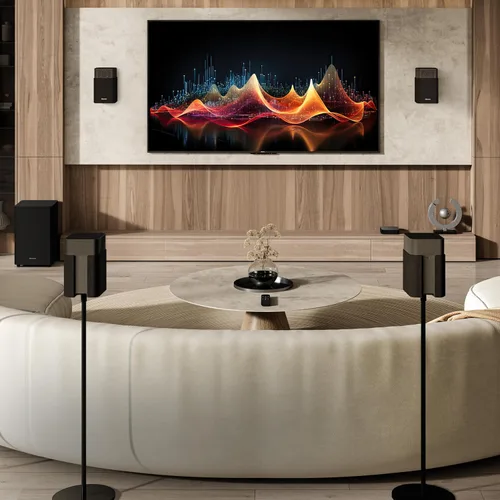Vista 14 de Hisense HT Saturn - Barra de sonido de 4.1.2 canales con subwoofer inalámbrico, Dolby Atmos, DTS:X, Bluetooth 5.3, EzPlay, paso HDMI 4K, compatible