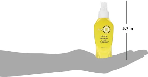 Vista 3 de It's a 10 Haircare Miracle Leave-In para rubias, 4 onzas líquidas