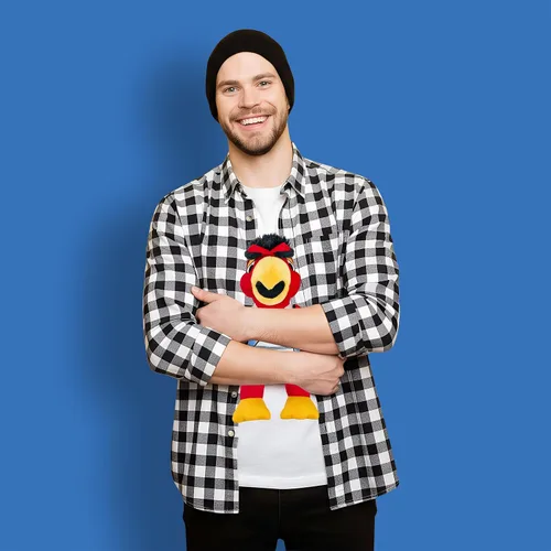 Vista 3 de Bleacher Creatures Atlanta Hawks Harry The Hawk Figura de Peluche de 10" - Una Mascota para Jugar o Exhibir