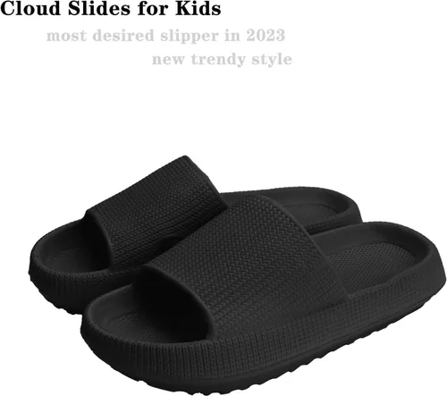 Vista 2 de Orthoshoes Sandalias de nube para niños y niñas, cómodas, con suela gruesa, antideslizantes, para ducha, baño, zapatos de playa de verano para niños