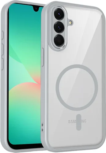 Vista 220 de Funda magnética transparente compatible con Xiaomi 17T, color negro 2 en 1 PC + TPU cubierta de teléfono a prueba de golpes, carcasa protectora