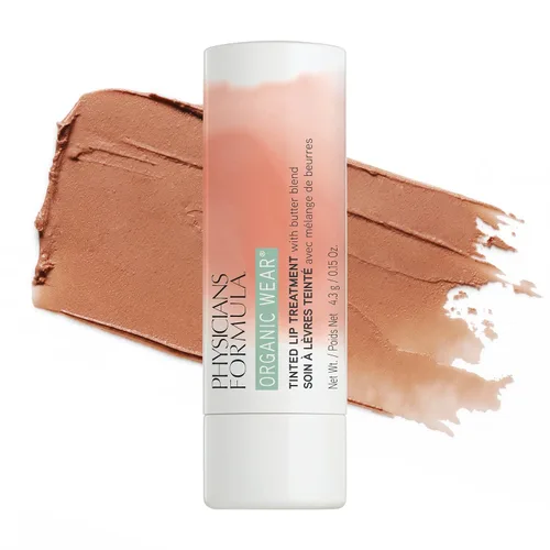 Vista 3 de Physicians Formula Organic Wear All Natural Tinted Lip Treatment Gingersnap Dermatológicamente probado, clínicamente probado