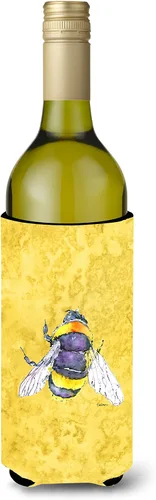 Vista 22 de Caroline's Treasures 8850CC Abeja en lata o botella dorada, funda lavable para bebidas, soporte aislado para bebidas, multicolor