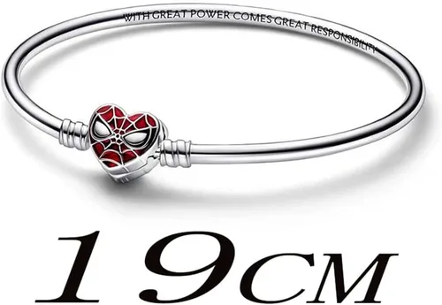 Vista 7 de Dijes de personajes de película para mujer, pulseras y collares en plata de ley 925, día de la madre, cumpleaños, Navidad