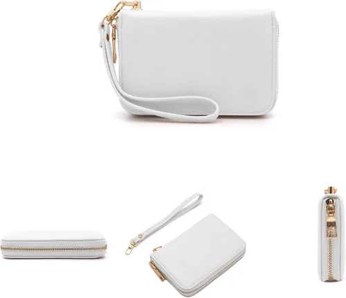 Vista 3 de LOVESOME Cartera pequeña con cremallera alrededor de la muñeca para mujer
