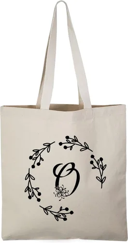 Vista 27 de TBF Bolsas de lona resistentes con iniciales personalizadas para mujer