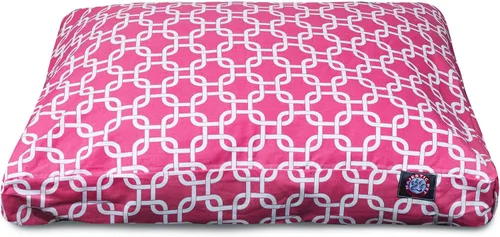 Vista 11 de Majestic Pet Cama para perro de espuma viscoelástica triturada, pequeña con funda extraíble lavable, cama ortopédica rectangular para perros, cama