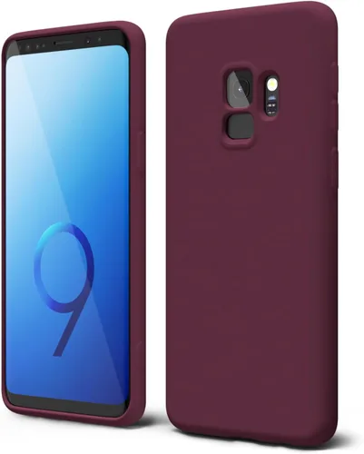 Vista 487 de oakxco Funda para teléfono Samsung Galaxy S8 de silicona líquida, delgada y fina de gel de goma suave TPU cubierta protectora simple llana