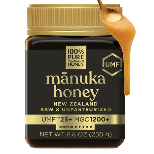 Vista 10 de Miel de Manuka UMF 10+ (MGO 261+) 100% Miel Pura de Nueva Zelanda - Certificada. Cruda, 8.8 Oz (250g) Raw & Unfiltered Manuka Honey UMF 10+