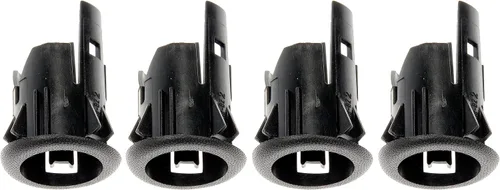 Vista 2 de Dorman 42451 Biseles de retención del sensor de estacionamiento trasero compatibles con modelos seleccionados de Ford, paquete de 4 Se adapta a