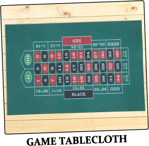 Vista 3 de Cómodo fieltro Poker Table Mat Poker Game Rug Desk Top Pad para póker y juegos de cartas