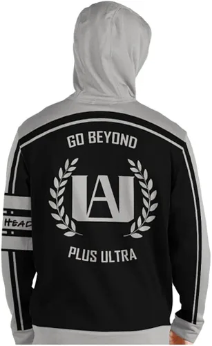 Vista 5 de My Hero - Sudadera con capucha para cosplay con estampado 3D de la Academia, S-3XL