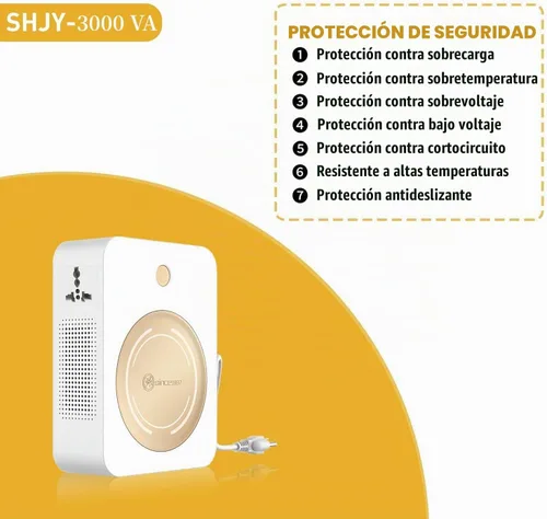 Vista 5 de 3000W 110 a 220 convertidor de voltaje paso hacia arriba transformador 120v a 240v
