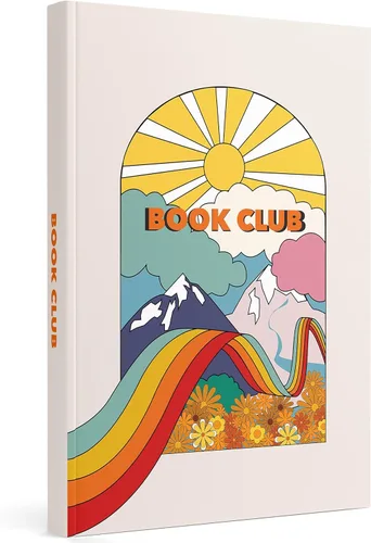 Vista 8 de Diario de libros Lamare para amantes de los libros – Diario de seguimiento de lectura de tapa dura con marcador de cinta, seguimiento, organización