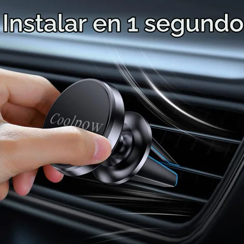 Vista 3 de 【Paquete de 2】Soporte magnético para teléfono de ventilación de automóvil [fácil de instalar] Soporte magnético reutilizable para ventilación