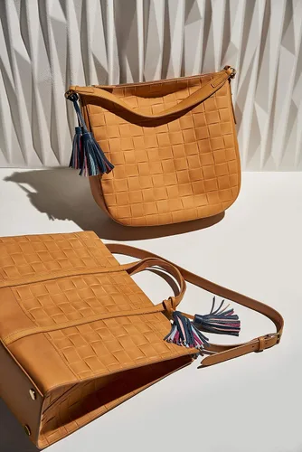 Vista 7 de Fossil Jolie - Bolso de mano de cuero para mujer color marrón Bronceado