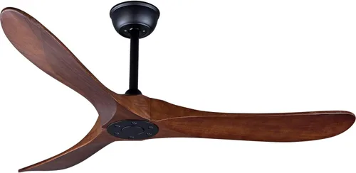 Vista 21 de Bigzone - Ventilador de techo negro para interiores y exteriores de 52 pulgadas sin luces con control remoto, motor DC eficiente energéticamente
