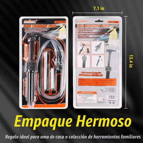 Vista 6 de SEDY Bomba de Transferencia de Fluido Lubricante, Bomba de Fluido de Transmisión, Bomba de Aceite de Engranajes para Botellas de Galón y Botellas