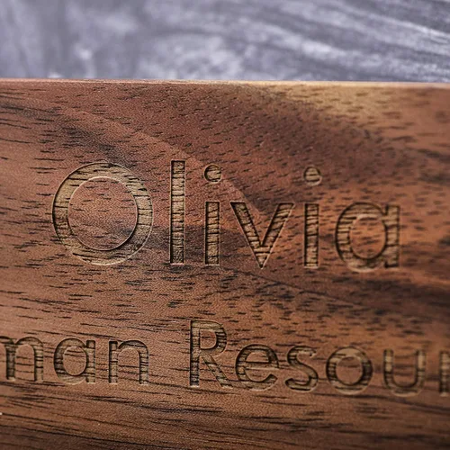 Vista 6 de Tarjetero de madera personalizado personalizado para tarjetas de presentación de tarjetas de presentación de tarjetas de presentación Soporte
