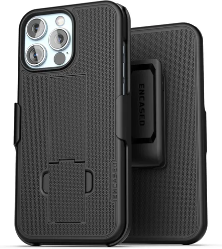 Vista 16 de Encased Funda para cinturón iPhone 11 con clip (Serie DuraClip) Funda ultradelgada con funda (Negro)