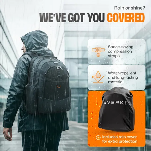 Vista 6 de Everki (EKP120) mochila para portátiles de hasta 18.4 pulgadas