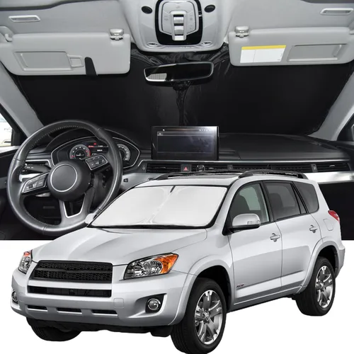 Vista 213 de Parasol para Toyota 4Runner 2010-2024 2025 - Cubierta de Parasol para Parabrisas - Sombra de Ventana Frontal de 4 Capas para 4-Runner de Ajuste