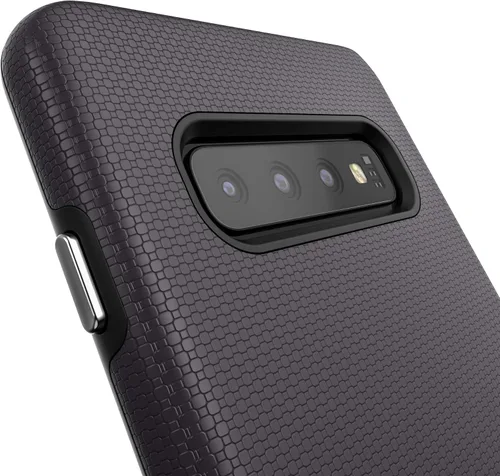 Vista 5 de Crave Dual Guard Para Samsung Galaxy S10 Caso, Protección A Prueba De Golpes Funda De Doble Capa Para Samsung Galaxy S10 - Negro