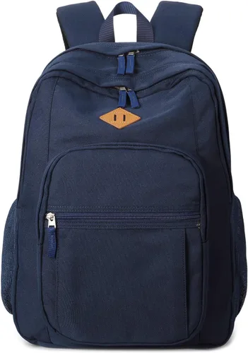 Vista 3 de Abshoo Classical Basic Mochila de viaje para escuela resistente al agua. Mochila escolar de espalda.