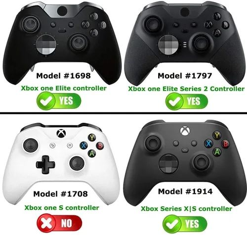 Vista 3 de JMXLDS 1 Unidades de repuesto T8 Torx Tornillos LT RT Pernos T2 T6 Tornillos Primavera para Xbox One Elite Series 2 Gamepad Controller