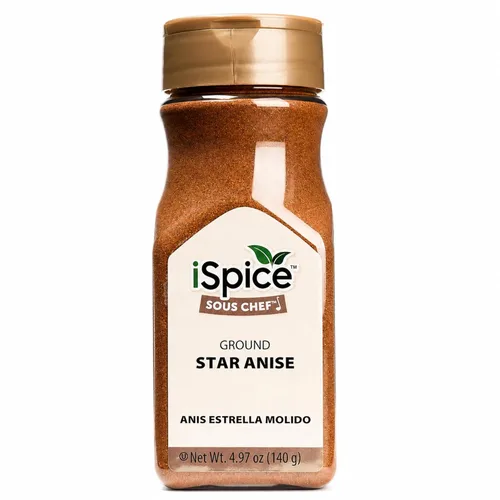 Vista 3 de iSpice - Especias en polvo de anís estrellado molido - 4.97 oz