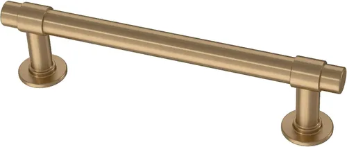 Vista 49 de Franklin Brass Francisco (paquete de 5) manijas de gabinete de 3 pulgadas con orificio central Herrajes de bronce champán para puertas de cocina