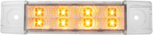 Vista 17 de GG Grand General 75170 Luz sellada ámbar/ámbar (6" rectángulo 8 LED, alto/bajo 3 cables)