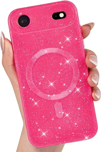 Vista 99 de LoeoeL Funda para iPhone 12 con Purpurina Compatible con Magsafe, Femenina Linda Brillante Magnética Mag Safe Bonita Funda para Teléfono