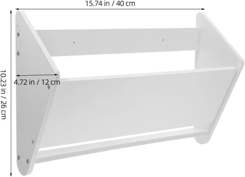 Vista 4 de DOITOOL Zapatero ultrafino montado en la pared de 15.74 x 10.23 x 4.72 pulgadas, organizador de almacenamiento sin perforaciones para puerta