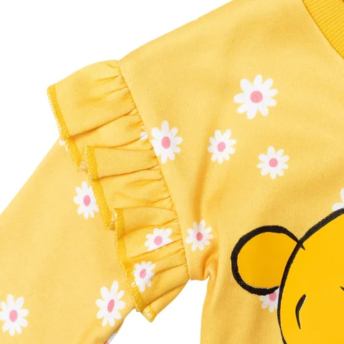 Vista 5 de Disney Winnie the Pooh - Conjunto de sudadera de vellón y leggings para niñas de bebés a niños pequeños
