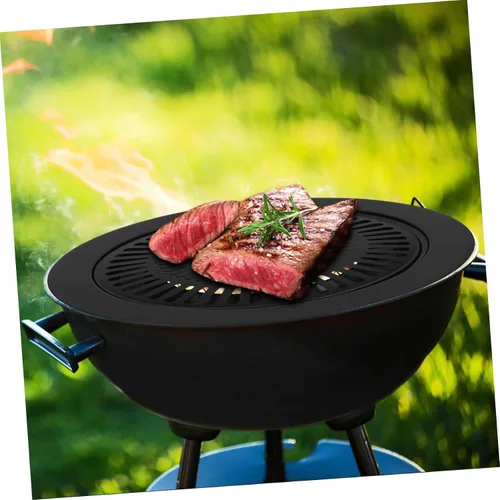 Vista 8 de Bandeja antiadherente para asar a la parrilla de doble capa para hornear horno seguro para hornear barbacoa