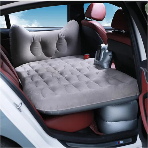Vista 7 de Colchón de aire para cama de camión, colchón de aire para coche, cama inflable, maletero de coche, almohadilla de dormir trasera, inflador, almohada
