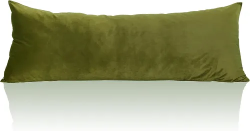 Vista 13 de StangH - Funda de almohada de terciopelo suave, 1 pieza Hidden Zipper, Skin Friendly, for Sleep and Relax, Neutral Home Decor, Sofa, Living Room