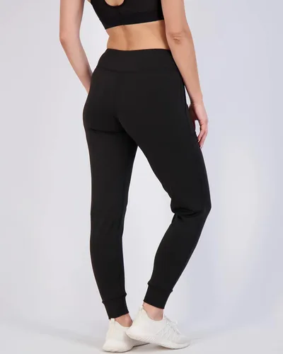 Vista 3 de Paquete de 3 pantalones deportivos con bolsillos para mujer, cintura alta, para entrenamiento, yoga, pantalones de descanso (disponibles en Plus)