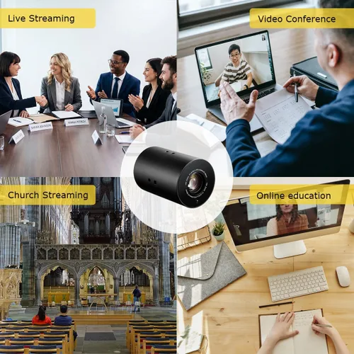 Vista 6 de SV10X Cámara profesional de transmisión de video en vivo Full HD 1080P 60fps USB3.0 HDMI 10X Zoom óptico por control remoto Cámara de enfoque