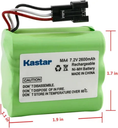 Vista 3 de Kastar Paquete de 1 batería Ni-MH de 7.2 V 2600 mAh de repuesto para Tivoli PAL iPAL Radio Audio MA-4 batería de repuesto, Tivoli PAL PAL PAL BT