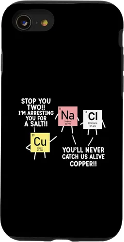 Vista 8 de Carcasa gráfica para iPhone 12 mini Chemistry Lover A Salt Science Teacher Student