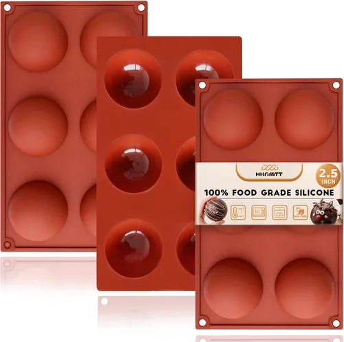 Vista 34 de HKNMTT Moldes de Silicona Mini Forma Redonda, 468 Cavidades Bandeja de Horneado de Pequeñas Semi Esferas Moldes para Golosinas para Perros y Dulces