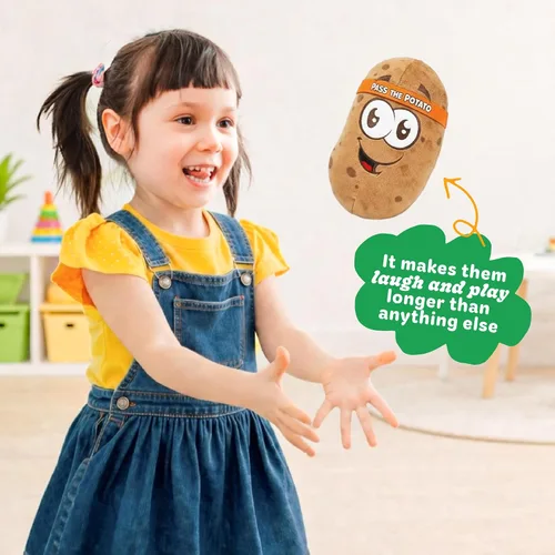 Vista 4 de Move2Play, Pass The Potato, hilarantemente salvaje y divertido juego activo Regalo para niños y niños pequeños Niños y niñas de 3, 4 a 8 años