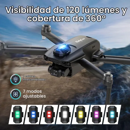 Vista 4 de Luz estroboscópica Holyton para dron, luz anticolisión, lámpara LED recargable para vuelo nocturno de dron FAA, compatible con DJI Mini 4 Pro, Avata
