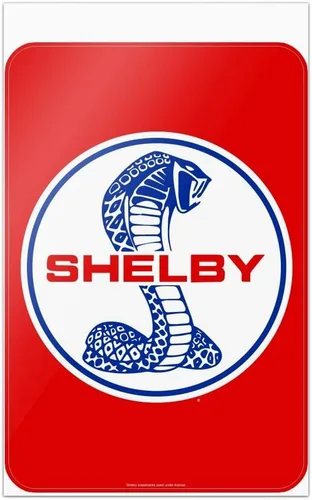 Vista 7 de GRAPHICS & MORE Shelby Cobra - Letrero patriótico para oficina y negocios en casa